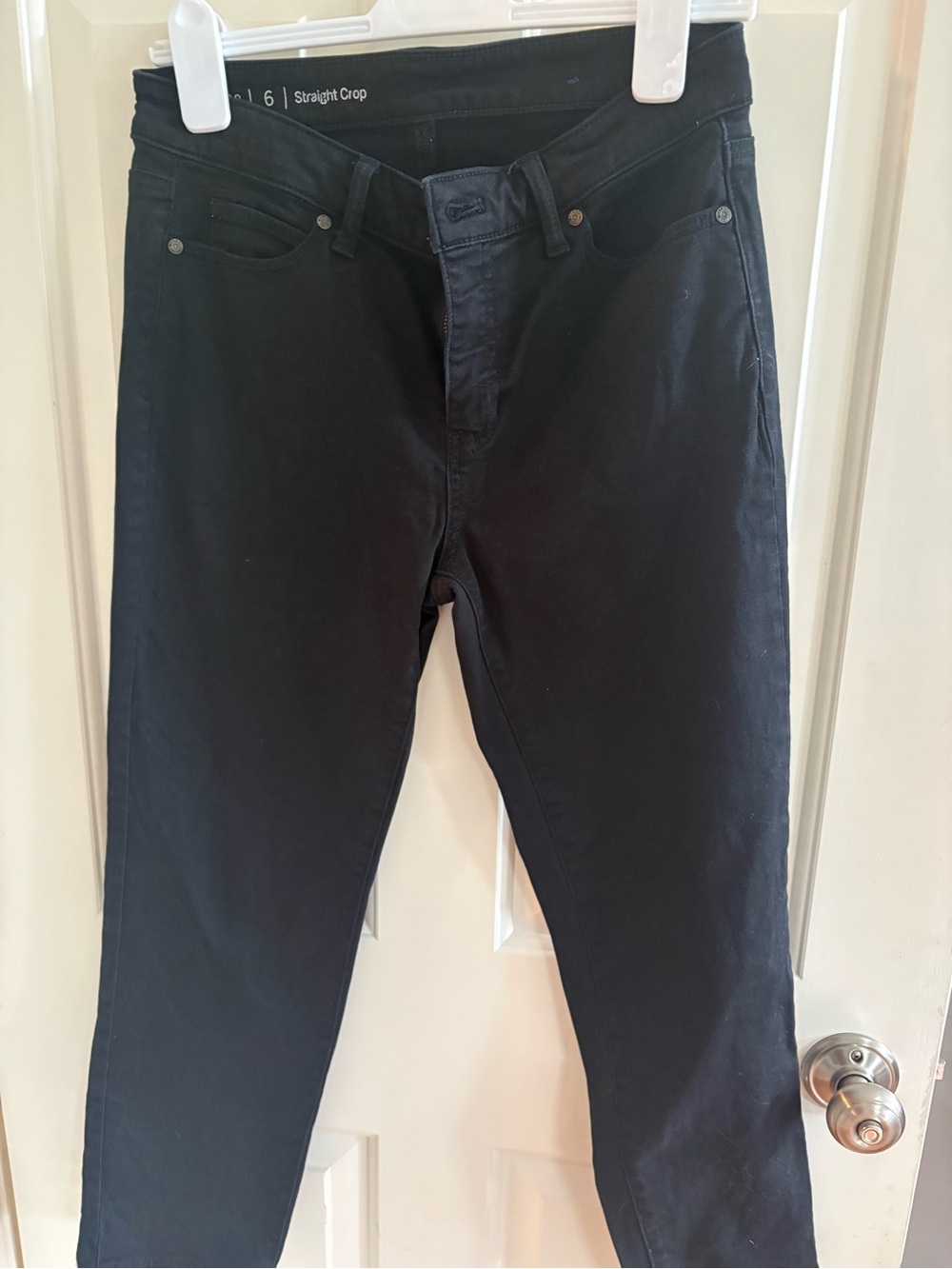 Talbots Black Straight Crop Jeans - Womens